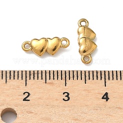 Ciondoli con connettori a forma di cuore in acciaio inossidabile 304&nbsp;STAS-D211-14C-G