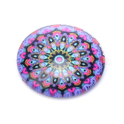 Cabochons di vetro&nbsp;X-GGLA-T001-20mm-017