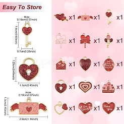 15pcs 15 Arten Legierungsanhänger&nbsp;ENAM-YW0006-84