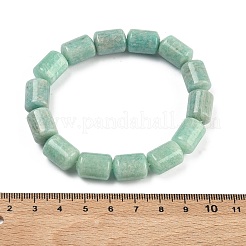 Stretcharmbänder aus natürlichen Amazonitperlen für Damen und Herren&nbsp;BJEW-A148-01A-17