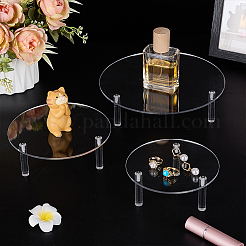 3 Stück runder Display-Riser-Halter aus Acryl in 3 Größen&nbsp;ODIS-WH0030-247