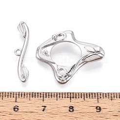 Fermagli a levetta in ottone 6 pz&nbsp;KK-T073-43P
