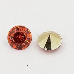 Strass en résine à pointe pointue de grade AAA&nbsp;RESI-R120-6.0mm-M