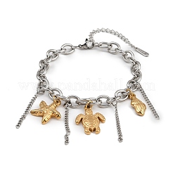 Bettelarmbänder aus Edelstahl 304&nbsp;BJEW-C116-01GP