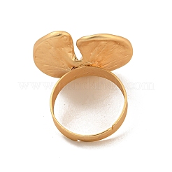 Verstellbare Ringe aus mattgoldener Legierung für Damen&nbsp;LS-RJEW-K260-07H
