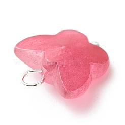 Pendenti in acrilico trasparente verniciato a spruzzo bicolore smerigliato&nbsp;PALLOY-JF01810-01