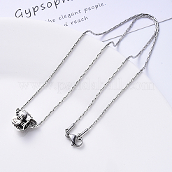 Anlaufgeschützte Boston-Gliederkette aus Edelstahl 304&nbsp;NJEW-S420-005D-P