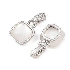 Ottone micro spianare pendenti zirconi&nbsp;KK-C248-03P