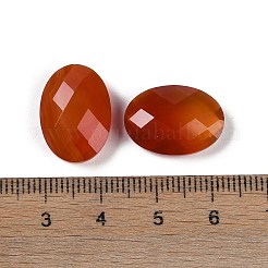Natürlicher roter Achat (gefärbt und erhitzt) Cabochons&nbsp;G-O175-15C-01