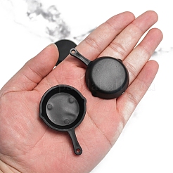 10 Stück Plastikbratpfanne Miniatur-Ornamente&nbsp;PW-WG6F097-01