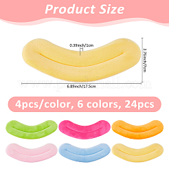 24 Stück 6 Farben Samtpuppenlippe&nbsp;DIY-FH0009-86