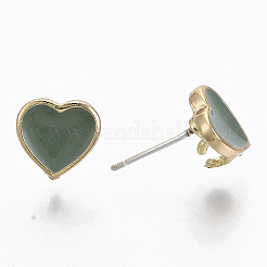 Ohrstecker aus legierung emaille&nbsp;X-PALLOY-N154-20B