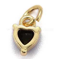 Adornos de latón micropavé de circonia cúbica&nbsp;X-KK-P192-08-G04
