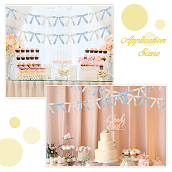 Partybanner mit Polyester-Schleifenanhängern&nbsp;DIY-WH0671-313