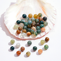 Chapelets de perles en agate indienne naturelle&nbsp;G-NB0004-54