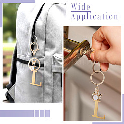 Porte-clés en acier inoxydable&nbsp;KEYC-TAC0035-004L-G
