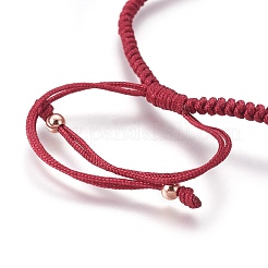 Fabrication de bracelets de perles tressées en nylon&nbsp;BJEW-F360-FRG15