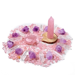 Set aus natürlichem Amethyst&nbsp;WG74987-01