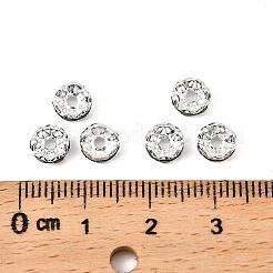 Perline distanziatori strass in ottone&nbsp;X-RB-A014-L6mm-02S