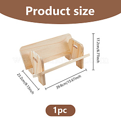 Schreibtisch-Buchständer aus Holz&nbsp;AJEW-WH0348-815