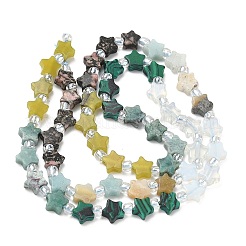 6 style de perles en opale&nbsp;G-D095-A05