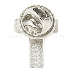 Spille in lega smaltata nera a croce&nbsp;JEWB-M049-01P