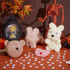 180 Stück 18 Stile Harzaugen-Accessoire mit Puppenaugen-Machen&nbsp;DIY-PH0029-66