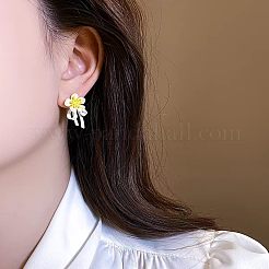 Legierungs-Blumen-Ohrstecker für Damen&nbsp;WG441DE-01