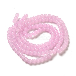 Chapelets de perles en verre imitation jade&nbsp;DGLA-S076-6mm-22