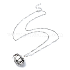 Colliers avec pedentifs en alliage&nbsp;NJEW-H031-01C-AS