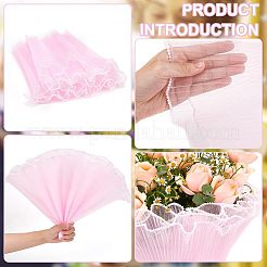 4 Beutel Polyester-Blumenstrauß-Verpackungsnetzpapier&nbsp;ORIB-BC0001-11