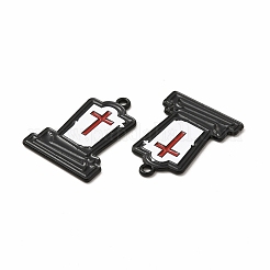 Pendenti smaltati in lega verniciata a spruzzo con placcatura a cremagliera a tema halloween&nbsp;FIND-G054-13EB-01