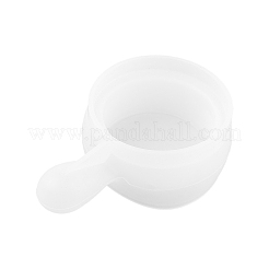 Moules à bougies en silicone ronds et plats avec poignée&nbsp;SIMO-G010-02A