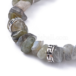 Bracelets de puce de labradorite naturelle&nbsp;BJEW-JB04489-03