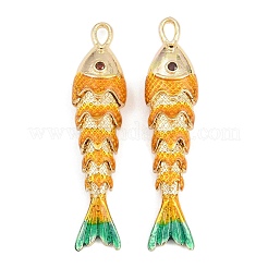Ottone micro spianare pendenti zirconi&nbsp;KK-B157-31G
