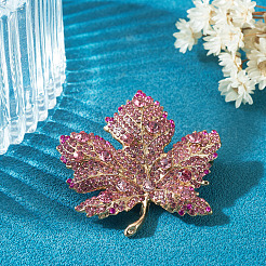 Épingles en strass en alliage d'or clair&nbsp;JEWB-TADJ0001-01A