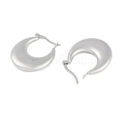 Pendiente de aro de acero inoxidable 304 que no se deslustra&nbsp;EJEW-C103-02P