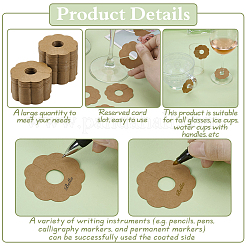 Weinglasanhänger aus Papier&nbsp;DIY-WH0060-46A-02