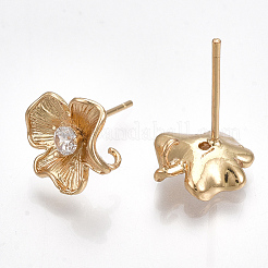 Risultati di orecchini a bottone in ottone zirconi cubici&nbsp;KK-S348-348