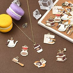40 pendentif en alliage et émail de 8 styles&nbsp;FIND-YW0012-50