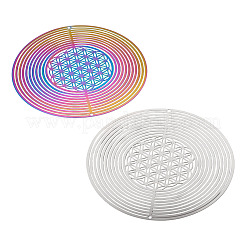 2 pz 2 colori 201 connettori/ciondoli in acciaio inossidabile&nbsp;STAS-TA0005-60