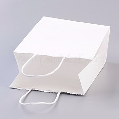Sacs en papier kraft de couleur pure&nbsp;LS-AJEW-G020-C-03