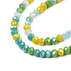 Opache perle di vetro fili&nbsp;X-GLAA-T006-07-A04