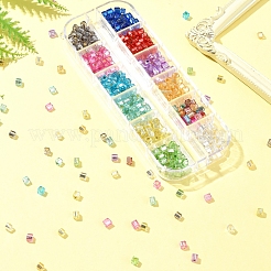672pcs 12 fäbige Glas Saatperlen&nbsp;SEED-FS0001-24