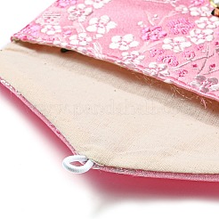 Sacchetti per riporre gioielli in tessuto floreale in stile cinese&nbsp;AJEW-D065-01C-04