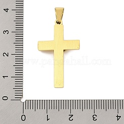 Pendentifs en acier inoxydable 304 avec placage ionique (IP)&nbsp;STAS-D112-05G