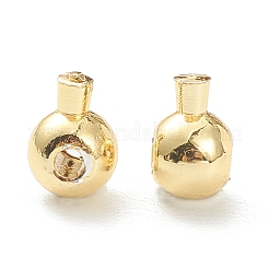 Perline ondulato in Ottone&nbsp;X-KK-F826-04G