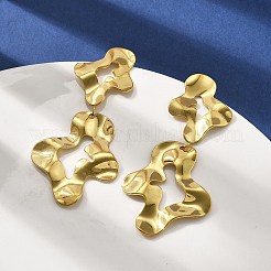 Ohrstecker aus 304 Edelstahl für Damen&nbsp;EJEW-K268-13A-G