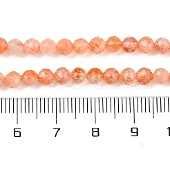 Natürliche sunstone Perlen Stränge&nbsp;G-F770-C01-04