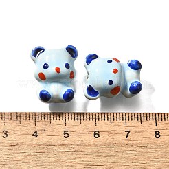Abalorios de porcelana hechas a mano&nbsp;PORC-S002-06B